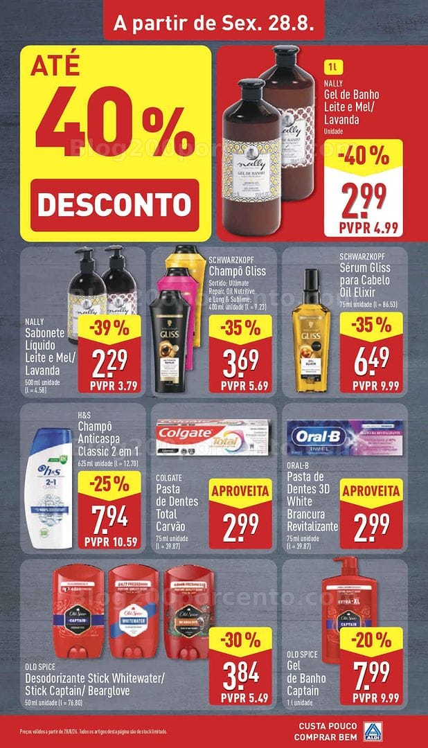 Antevisão Folheto ALDI Promoções de 24 a 30 agosto